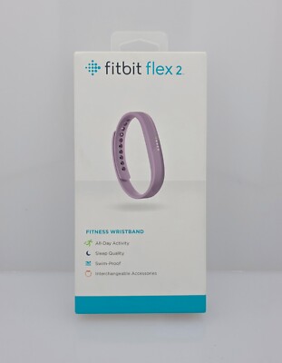 New Fitbit Flex 2 Lavender Fitness Wristband Activity Tracker Health Sleep
