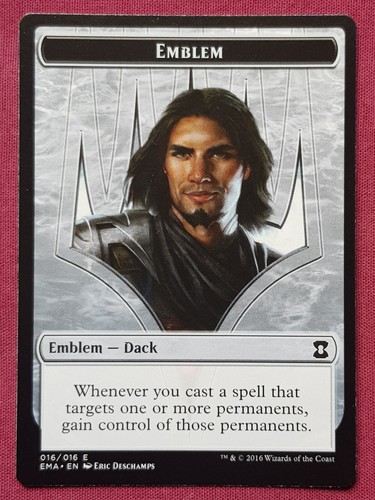 Magic The Gathering ETERNAL MASTERS DACK FAYDEN EMBLEM token card MTG
