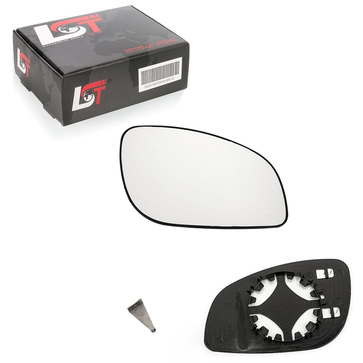 Right Heated Convex Exterior Mirror for Opel Signum Z03 2003-2008