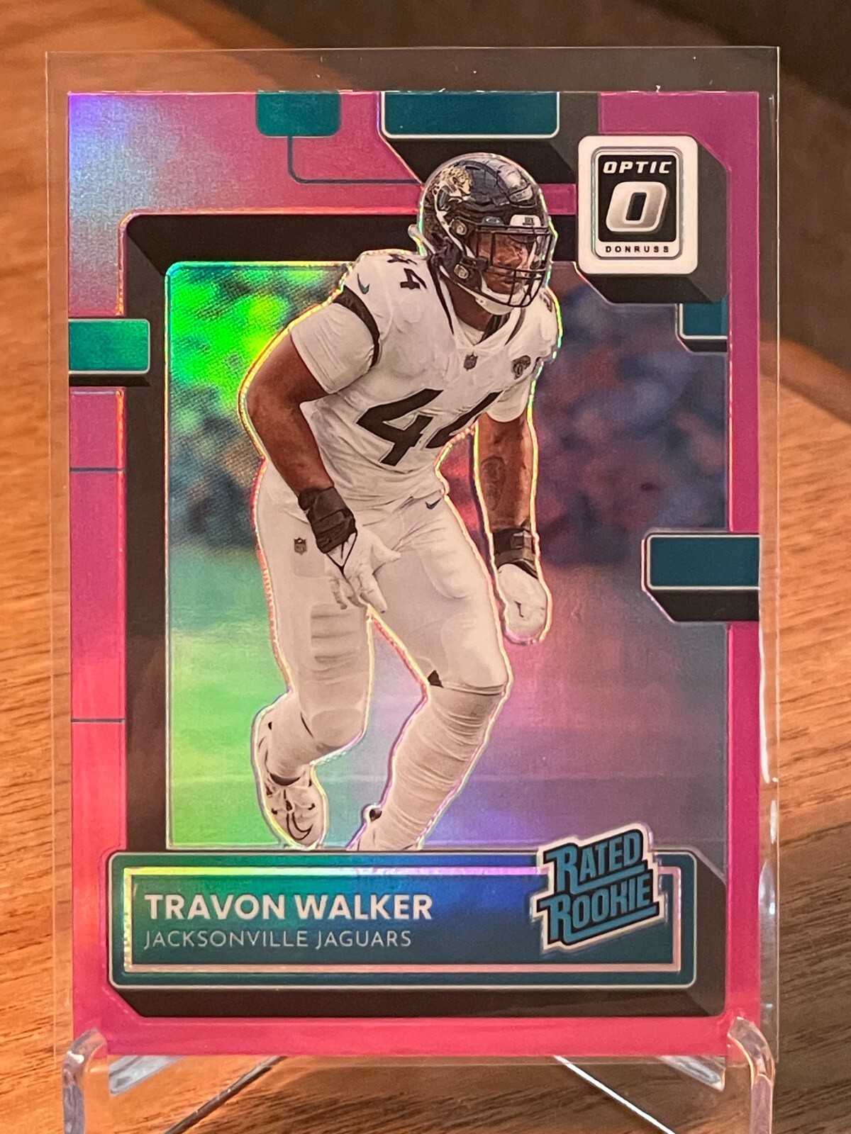 2022 Donruss Optic Travon Walker Rated Rookie Pink Holo  #225 Jaguars