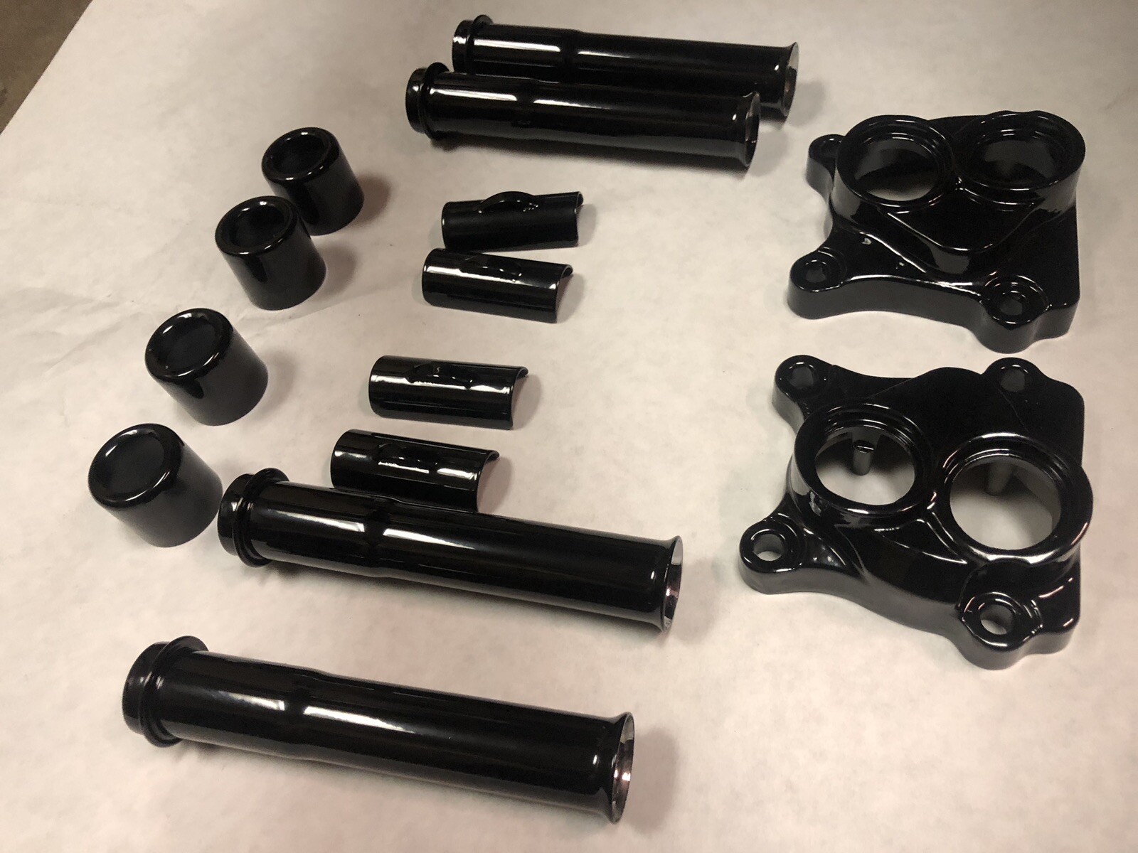 Harley LIFTER BLOCKS/PUSHROD TUBES GLOSS BLACK POWDER COAT 19992017