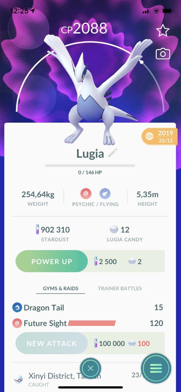 LF: Shiny Lugia FT: 3000+CP Galar Zapdos : r/PokemonGoTrade