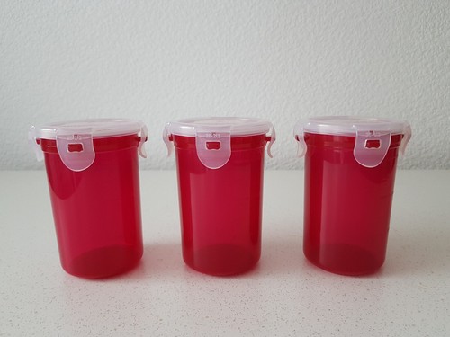 3 LocknLock Vorratsdosen SET Rund Beere 350 ml - Bild 2 von 3