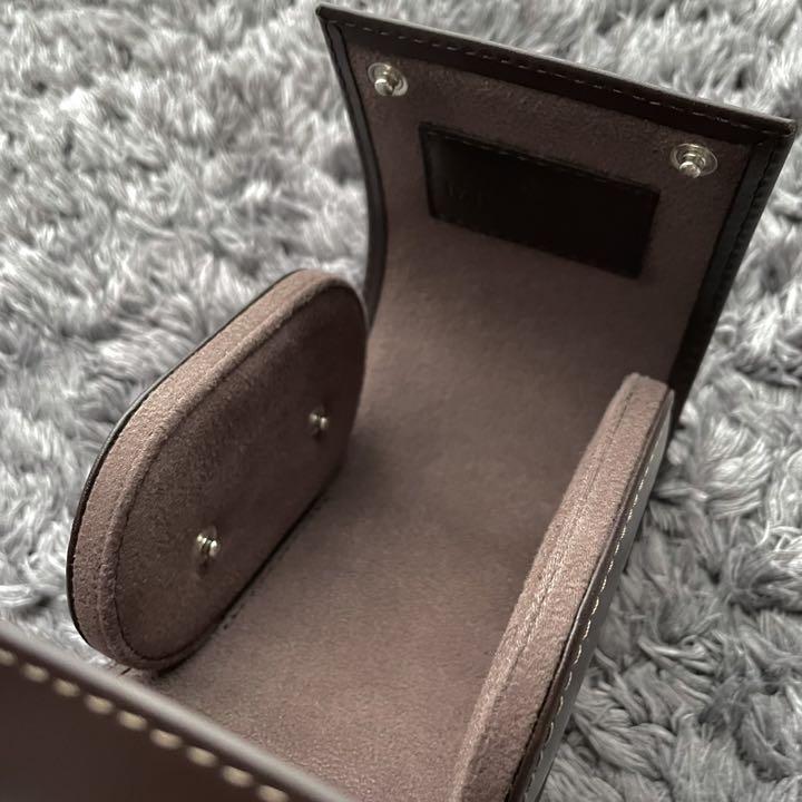 PATEK PHILIPPE Travel Watch case Carry Case Dark Brown PATEK PHILIPPE Travel Watch case Carry Case Dark Brown