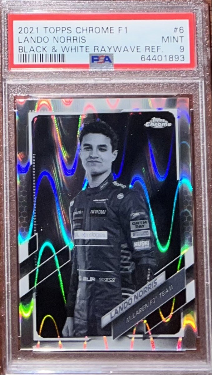 2021 Topps Chrome Formula 1 #6 LANDO NORRIS Portrait SP Ray