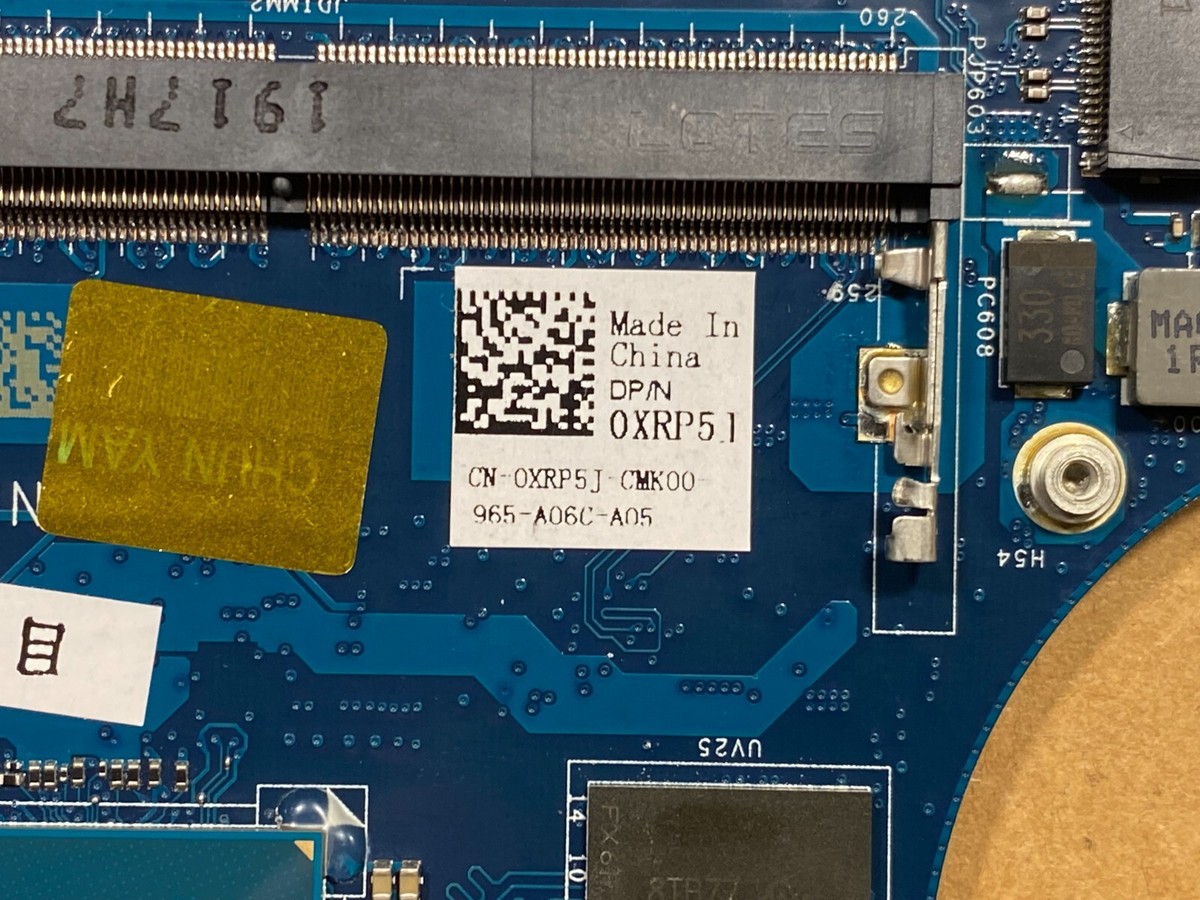 NEW Dell XPS 15 7590 Motherboard Intel i5-9300H nVidia GTX1650