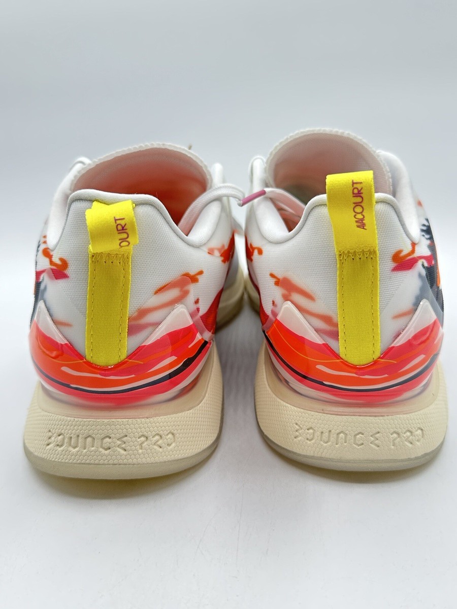 adidas gazelle silver green womens Adidas Women's Avacourt 2 Sneaker in Hazy Orange/Legend Ivy/Bliss Lila –  Mitten Running Co main image 0
