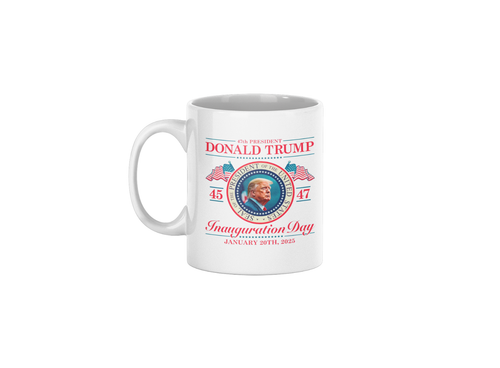 PRESIDENT DONALD TRUMP 45TH AND 47TH COMMEMORATIVE INAUGURATION MUG JANUARY 2025 - 第 3/5 張圖片