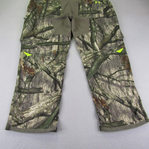 Under Armour Pants Men 3XL Green Scent Control Infrared Softshell Camo Treestand - Picture 7 of 15