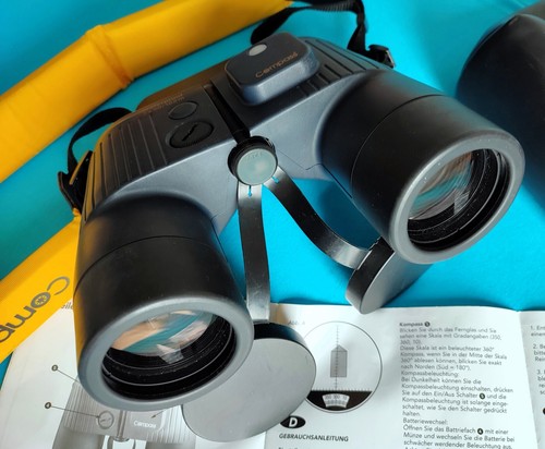 BINOCOM Marine-Fernglas 7x50 (mit Schwimmgurt, Tasche, Putztuch u. Anleitung) - Bild 4 von 14