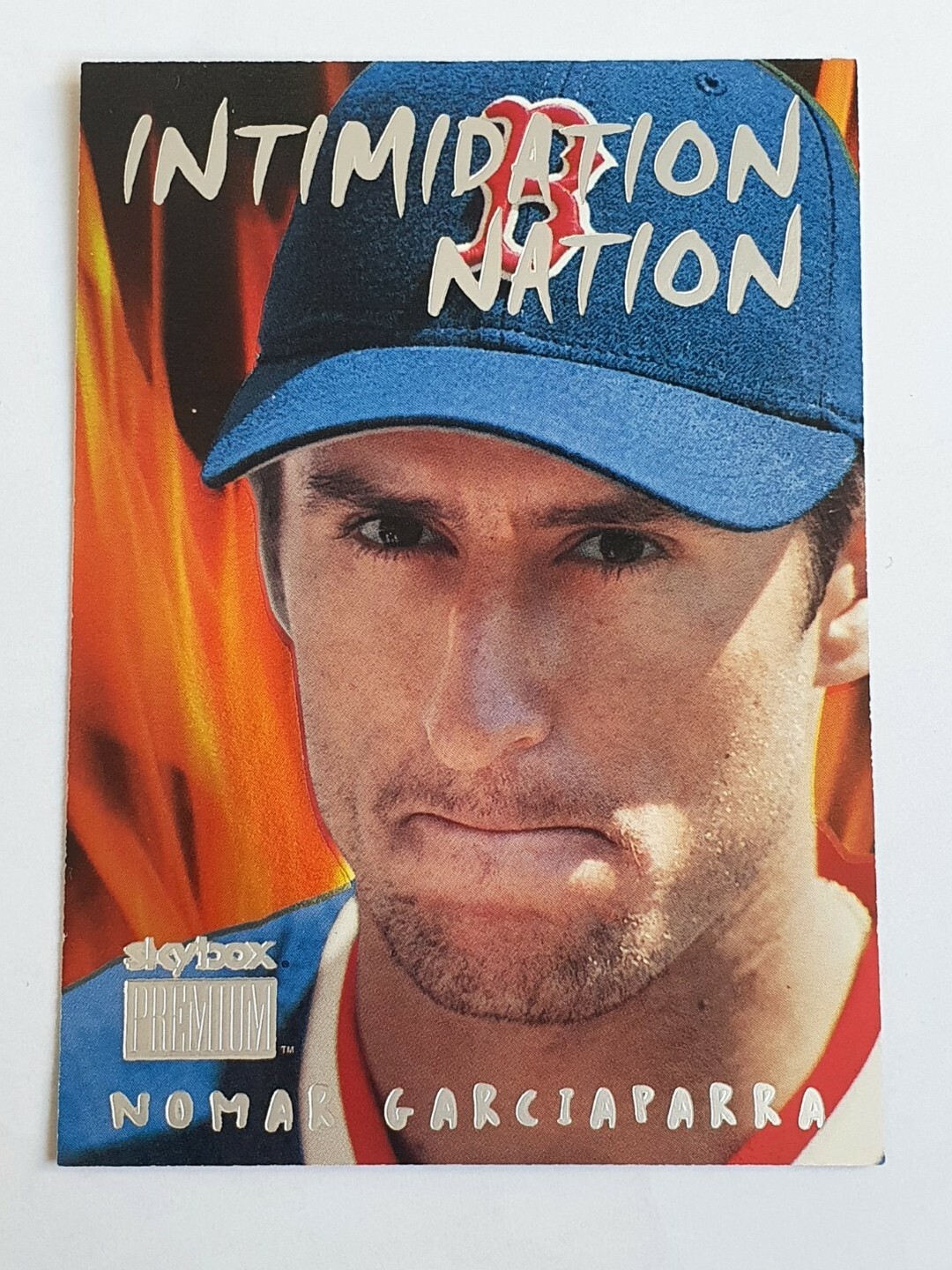 1999 Skybox Premium Intimidation Nation Nomar Garciaparra SP Rare RED SOX 55/99