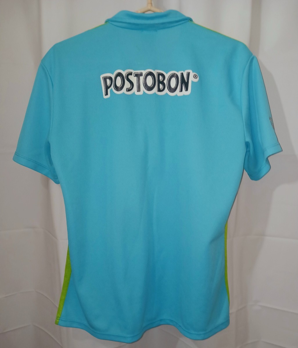 Maillot De Football Vintage Postobon Colombia - Atlético Nacional Medellín Années 80 - Taille L