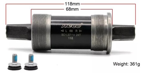 Fahrrad-Innenlager BSA 68mm - Vierkantlager Für Fahrräder Wasserdicht