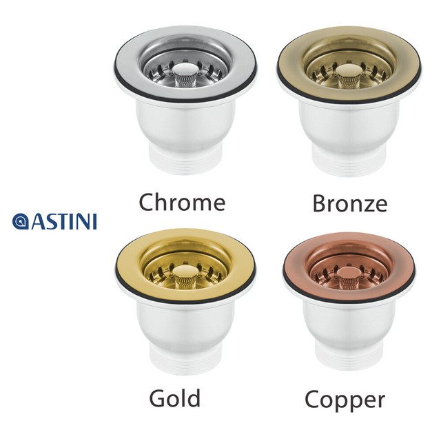 McAlpine Sink Basket Strainer Silver (‎MBSWSS8590) for sale online