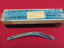 Nos 71 72 Impala Sport Coupe Quarter Panel Roof Belt Trim Molding Gm 9836386 Rh