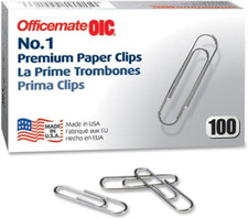 Officemate Paper Clips 100PCS