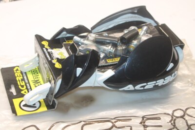 ACERBIS .. HANDPROTEKTOREN + MONTAGESATZ 22mm . RALLYE 2 SCHWARZ .Ref: 0005508.090