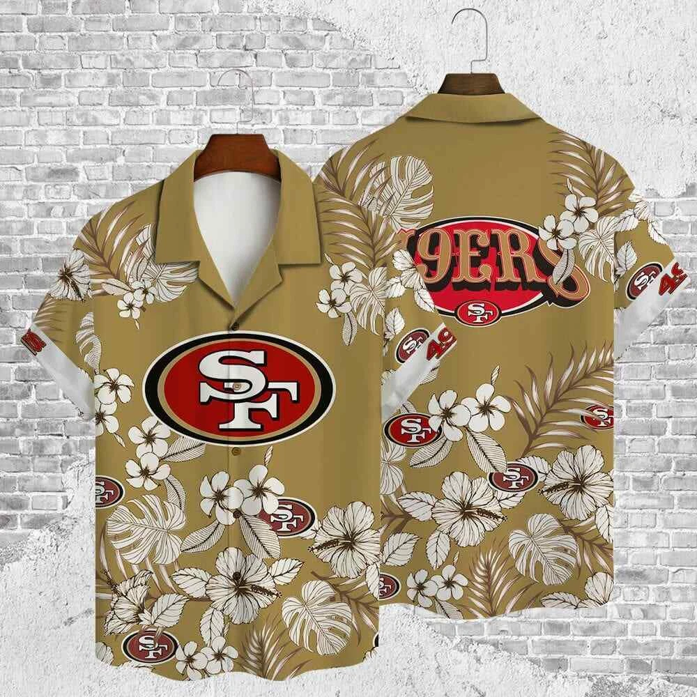 San Francisco 49Ers Aop Hawaiian Shirt
