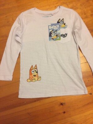 Bluey Kids Boys long sleeve tee t shirt 