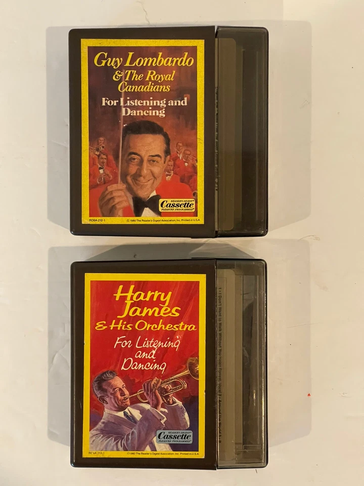 Guy Lombardo & Harry James Readers Digest Cassettes Original Case & Booklets - Imagem 2 de 4