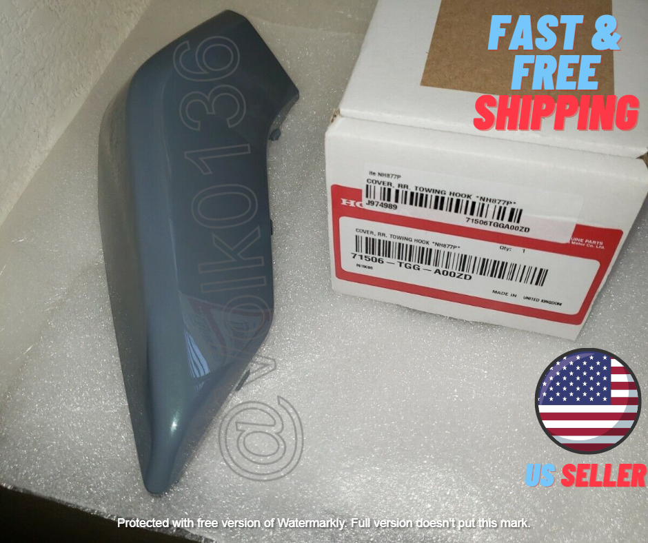 2017 - 2021 Honda Civic Rear Tow Hook Cover Sonic Gray Pearl 71506