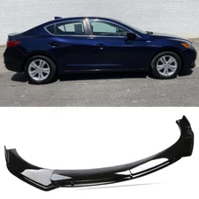 Front Bumper Lip Spoiler Boby Kits Splitter Glossy Black For Acura TLX ILX