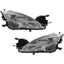 Halogen Headlight Set For 2009-2010 Mazda 6 S Gt Gs I Models Left And Right 2pc