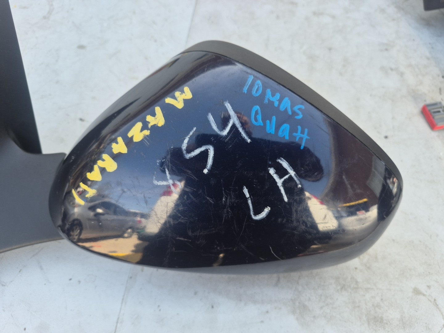 2009-2013 MASERATI QUATTROPORTE LEFT SIDE DOOR MIRROR Blue T71