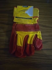 New Action Leathercraft Cowhide Work Gloves Mens Large 
