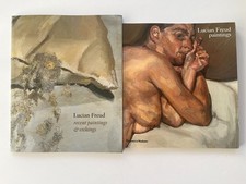 LUCIAN FREUD Recent PAINTINGS & ETCHINGS Acquavella ~ lot of 2 art catalogues