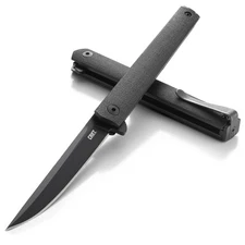 CRKT CEO Blackout Flipper Pocket Folding Knife