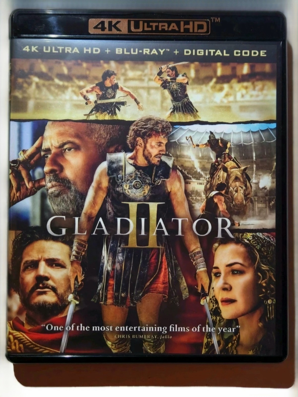 **Gladiator 2, 2024-*(2025, 4k Ultra HD + Blu Ray + Dig. Code): LIKE NEW!!!**