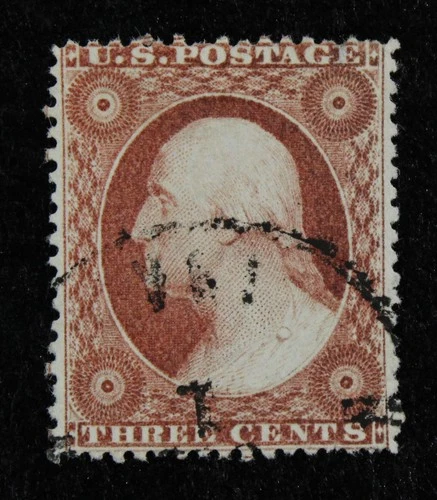 CKStamps: US Stamps Collection Scott#25 3c Washington Used