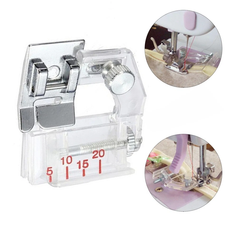 Multifunctional Presser Foot Adjustable Width from 5mm to 20mm for Bias Binding - Image 3 of 4