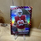 2025 Panini Prizm Football Black and Red Checker Mykel Williams #304