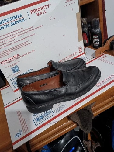 Allen Edmonds Randolph Black Leather Loafers Mens Size 9.5  Shoes