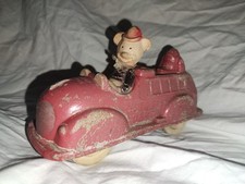 Vintage 1930s 30s Walt Disney Productions Mickey Mouse Fire Truck Toy