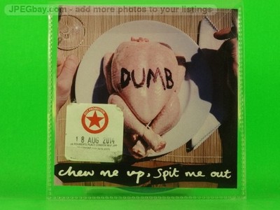 DUMB CHEW ME UP, SPIT ME OUT (L60) 5 Track Promo CD Single including Picture Sle