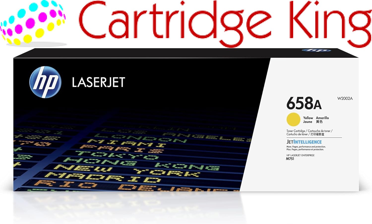 HP 658A  Yellow original LaserJet toner cartridge