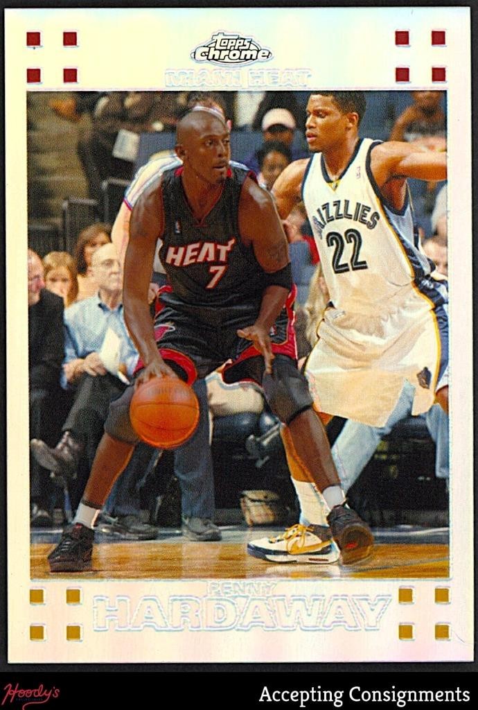 2007-08 Topps Chrome Refractors #48 Anfernee Hardaway 195/999 Heat