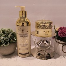 2 pcs Easy Glow Gold Brightening Body Lotion 500ml  Face Cream    Authentic