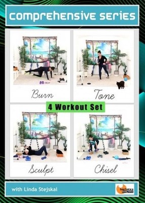 COMPREHENSIVE SERIES 4 WORKOUTS EXERCISE DVD LINDA STEJSKAL BARLATES NEW