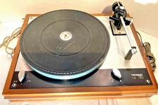 VINTAGE THORENS TD 160 TD160 TURNTABLE PHONO HIFI RECORD PLAYER DOES SPIN