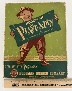 Vintage Hodgman Plat-A-Ply Rubber Co Heavy Duty Fishing Waders in Box Size M