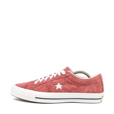 Converse Herren One Star Ox Sneaker Rosa Leder Stern-Logo, Vintage-Look EU 42