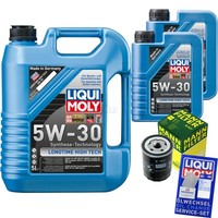 Mann Inspektionspaket 7L Liqui Moly Longtime 5W-30 FüR Subaru Forester 2.0 D AWD