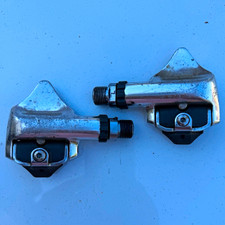Shimano Dura Ace SPD-SL Road Clipless Pedals Silver/Black 9/16in