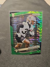 2025 Panini Prizm - Rookies Devin Neal #393 Neon Green Pulsar Prizm (RC)