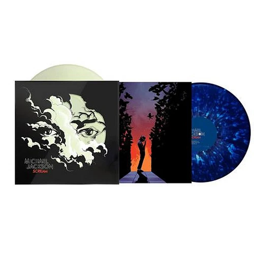 Michael Jackson - Scream (GLOW IN THE DARK + BLUE SPLATTER VINYL) - POP *SEALED/
