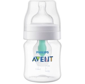Philips Avent Anti-Colic Baby Bottle with AirFree Vent 4oz 1pk Clear SCY701/91